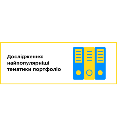 Исследование: самые популярные тематики портфолио по версии IT Рейтинг UA