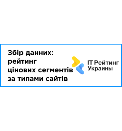 СБОР ДАННЫХ: РЕЙТИНГ ЦЕНОВЫХ СЕГМЕНТОВ ПО ТИПАМ САЙТОВ