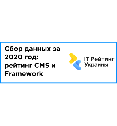 Сбор данных для первых рейтингов за 2020 год: рейтинг CMS, Framework