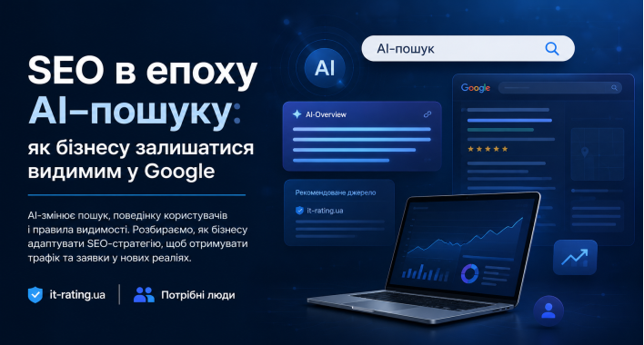 SEO в епоху AI-пошуку: як бізнесу залишатися видимим у Google