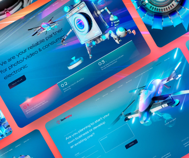 Креативний сайт для TechEnjoy EU 
