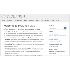 Evolution CMS