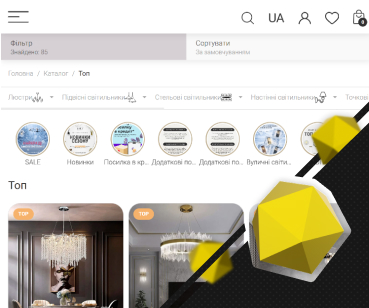 Google Ads для інтернет‑магазину дизайнерського освітлення