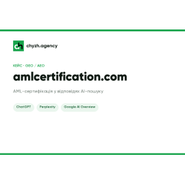 AML certification