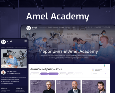 Разработка образовательного онлайн пространства Amel Academy