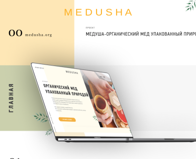 Medusha - мед в органической упаковке