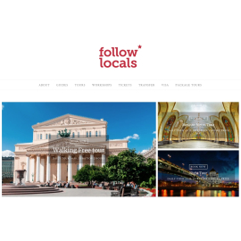 Follow Locals - сайт туроператора 