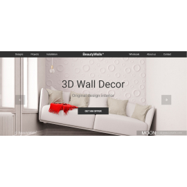 Корпоративный сайт для компании BeautyWalls