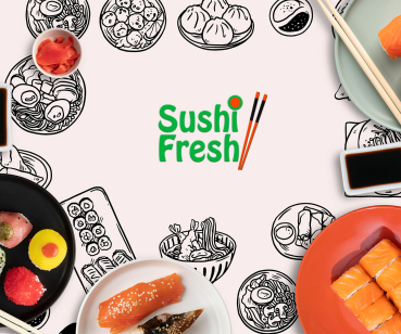 Sushi Fresh - розробка лого