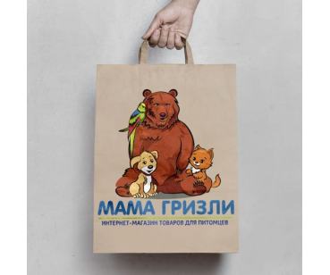 МАМА ГРИЗЛИ - розробка лого