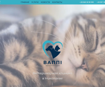 Vappi - розробка сайту
