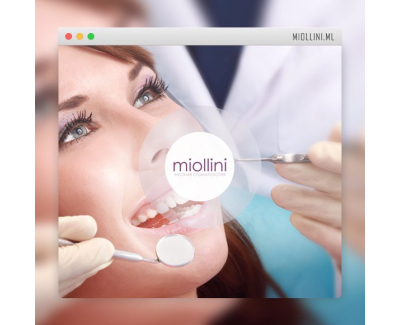 Лендинг стоматологической клиники «Miollini»