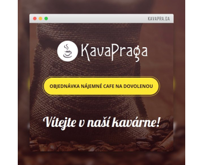 Лендинг чешского кафе «КаваПрага»