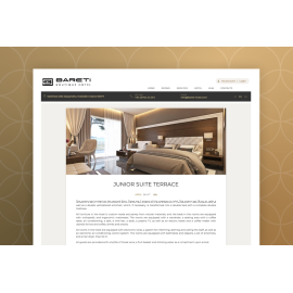 Bareti hotel готель у Греції UX/UI