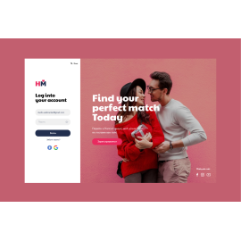 Створення сайту знайомств HeartMatch