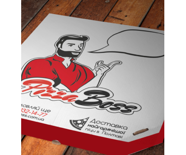Розробка айдентики та упаковки для PizzaBoss