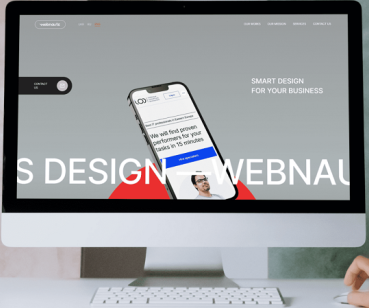 Промо-сайт послуг UX/UI дизайну Webnauts