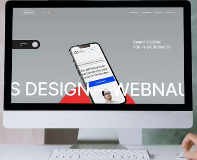 Промо-сайт послуг UX/UI дизайну Webnauts