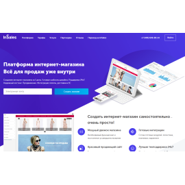 Сайт платформы InSales