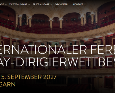 Conducting competition DE