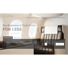 Landing Page для консьерж сервиса по бронированию авиабилетов