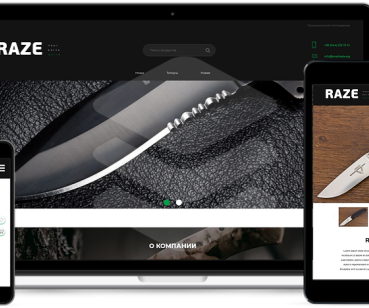 Создание интернет магазина Raze