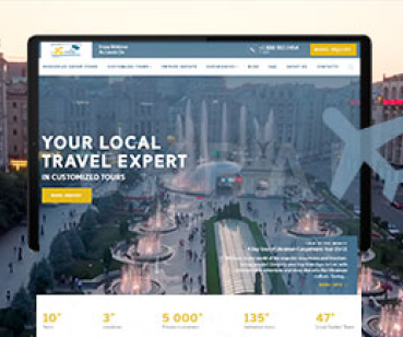 Редизайн сайта для локального туристического эксперта JC Travel
