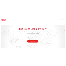 Landing Page for Fujitsu England