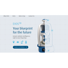 Landing Page for Linde England, EVOS