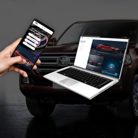 Сайт для TOYOTA Николаев - Автоцентр 