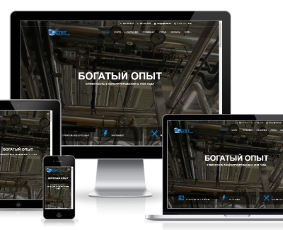 Сайт для строительно-инженерной организации