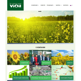 Корпоративный сайт группы компаний VIOIL