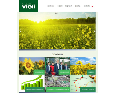 Корпоративный сайт группы компаний VIOIL