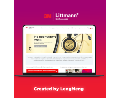 Разработка интернет магазина стетоскопов Littmann