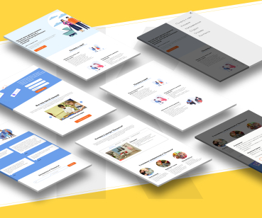 Разработка Landing-page для образовательного проекта
