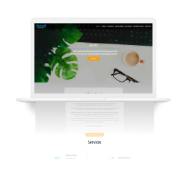 Сайт-візитка для компанії Ilensoft