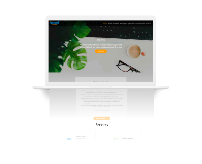 Сайт-візитка для компанії Ilensoft
