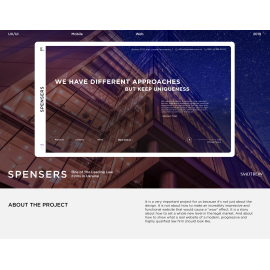 Spensers Law Firm | Website Design & Interaction