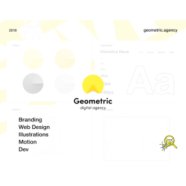 Сайт студии Geometric digital agency