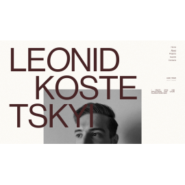 Leonid Kostetskyi — WEB DESIGNER & FRONT-END DEVELOPER