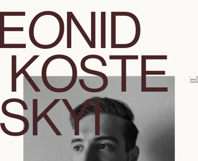 Leonid Kostetskyi — WEB DESIGNER & FRONT-END DEVELOPER