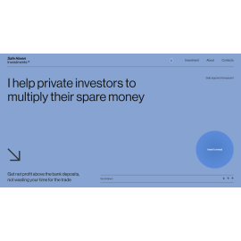 Safe Haven Investment — сайт-візитка для фінансового трейдера