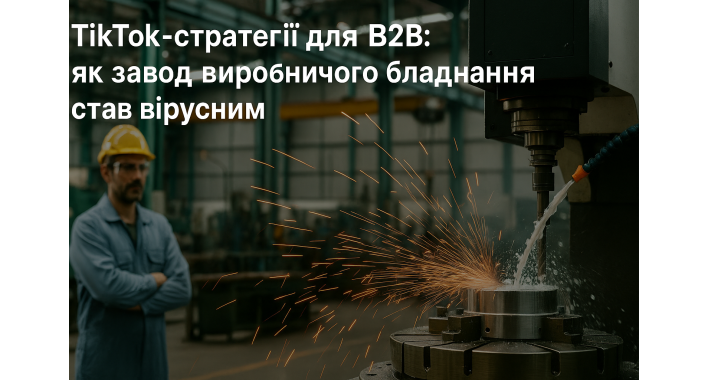 TikTok-стратегії для B2B: як завод виробничого обладнання став вірусним