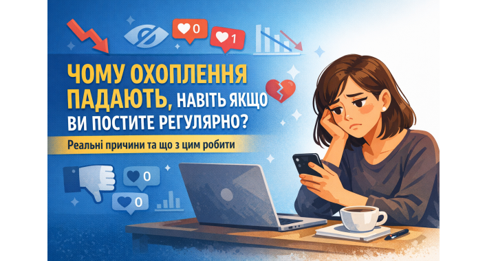 Чому охоплення падають, навіть якщо ви постите регулярно