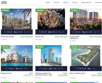 Properties in Dubai for life and investment