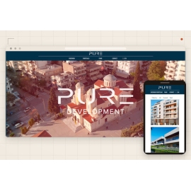 Корпоративний сайт девелопера Pure Development