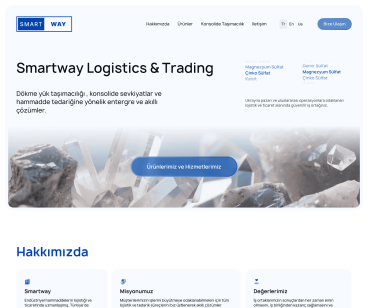 Smartway — корпоративний сайт логістично-трейдингової компанії