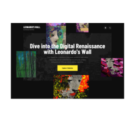 Leonardo's Wall - NFT selling platform