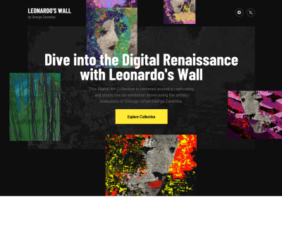 Leonardo's Wall - NFT selling platform