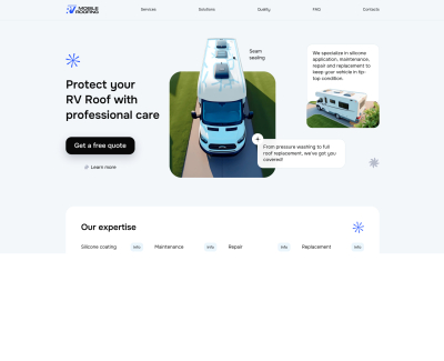 RV Mobile Roofing — сервіс по ремонту домів на колесах в США